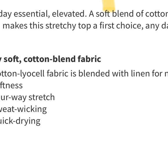 Lululemon Classic Fit Cotton T-Shirt, Bone, size 10 - Picture 5 of 7